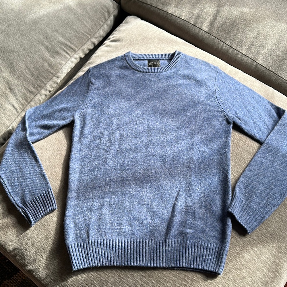 Men’s Blue Crewneck Sweater
